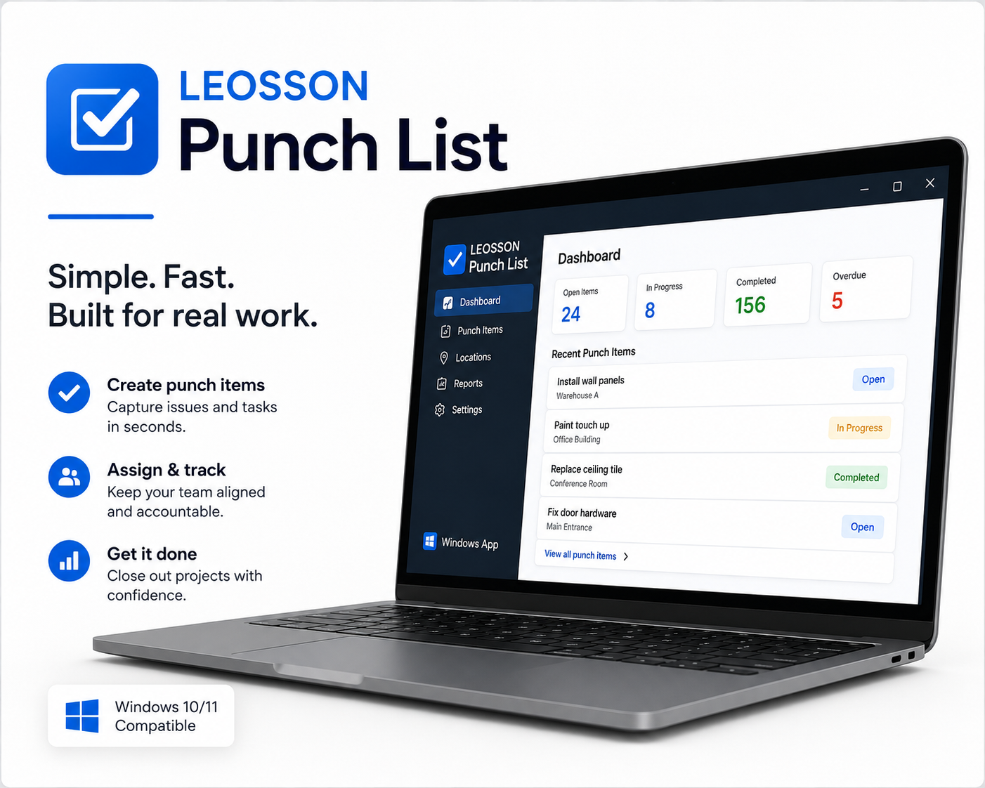 LEOSSON Punch List