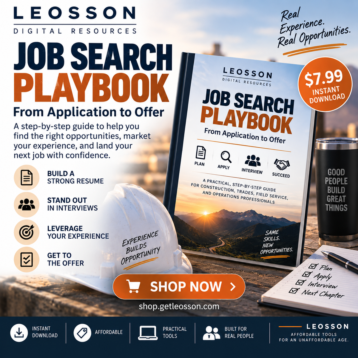 LEOSSON Job Search Playbook - From Application to Offer